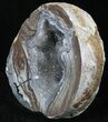 Crystal Filled Dugway Geode (Polished Half) #33167-1